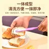 Espátula de Silicone de Grau Alimentício, Raspador de Bolo Integrado, Espátula para Bolo e Creme, Ferramenta de Cozinha Resistente a Altas Temperaturas