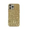 Funda para Teléfono Móvil de Papel de Aluminio con Patrón de Estaño Electroplateado Tridimensional para iPhone17Pro Adecuada para Apple 16Promax Funda Suave 15/14