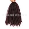 Cabello Suelto Afro Rizado Africano Oruga Grande Xuchang Peluca de Fibra Química 18''