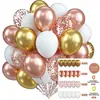 Conjunto de Balões de Látex 12 Polegadas 60 Peças Festa de Aniversário Adereços de Cena de Inauguração Balões Metálicos com Lantejoulas