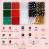 Set Navideño Caja de Regalo Transfronteriza Cuentas de Vidrio Cuentas de Arroz Paquete de Materiales para Herramientas Juego de Accesorios para Pulseras Hechas a Mano