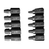 Juego de 10 piezas de extractores de tornillos y tuercas, extractores de tornillos dañados, herramientas de extracción de tornillos rotos y pernos hexagonales