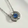 Venta Directa de Fábrica Personalizada Moda Cadena para Clavícula Collar con Colgante de Circonita Nuevo Diseño Calidad Ins Estilo Minimalista Europeo y Americano