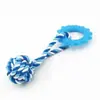Brinquedo de Corda de Algodão Resistente a Mastigação para Cachorros, Brinquedos para Cães de Porte Pequeno e Médio, Brinquedo de Nó de Corda, Conjunto de Frisbee Suprimentos para Animais de Estimação
