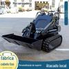 Exportar para Alemanha HT380 carregadeira skid steer sobre esteiras com rodas agarrador de madeira estação de britagem condução empilhadeira carregadeira pequena