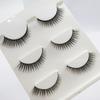 Empuje caliente transfronterizo natural largo multicapa tridimensional pestañas postizas tres pares pestañas 3D naturales cruzadas suministro de comercio exterior