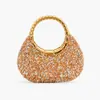 Bolsa de Acrílico con Pedrería Transfronteriza Europea y Americana Mini Calcomanía Infantil Bolsa de Diamantes Bolso de Mano Pequeño Bolso de Hombro Monedero Bolsa Brillo Diamante