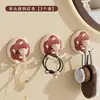 Gancho para Donut Sin Taladro Carga Fuerte Multifuncional Almacenamiento Cocina Baño Puerta de Baño Trasera Adhesivo traceless
