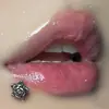 Anel de Lábio Rosa Retrô Hélice Dente Externo Anel Ferradura de Aço Inoxidável Anel C/S Brincos de Nicho Novo Piercing