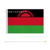 Transfronterizo en stock 14*21 20*28cm Bandera de mano de Malawi No. 7 No. 8 Bandera de Malaui bandera pequeña con asta