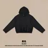 Ropa de Hombre DE Sudadera con capucha Hasselblad corta y ancha, estilo callejero americano transfronterizo, puños rectos, sudadera con capucha de rizo para hombre