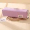 Estuche Simple con Impresión de Logo Personalizado, Gran Capacidad, Bolsa de Papelería Resistente a Manchas, Estuche Estilo Ins Hecho a Medida para Estudiantes de Primaria, Mayoreo