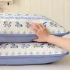 Fundas de almohada acolchadas clase A, juego de dos, 48x74 cm, fundas de almohada para adultos, resistentes al aceite, nuevo modelo 2026, funda interior para núcleo de almohada resistente a la suciedad