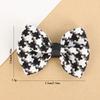 Serie Espiga Blanco y Negro Lazo Clásico Accesorios para Ropa DIY Accesorios para Pasadores Funda para Teléfono Móvil Zapatos Calcetines con Flores Accesorios