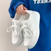 Zapatos Blancos Casuales Ligeros para Estudiantes para Mujer Primavera y Otoño 2023 Nuevos Zapatos Transpirables para Mujer Zapatos Casuales Suela Blanca Gruesa
