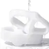 Separador de Dedos del Pie para Juanetes Reforzado de Doble Bucle Hallux Valgus Dedo Superpuesto del Pulgar Separador de Dedos Una Pieza Dropshipping