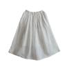 Vestido de hada Hanfu de verano 2023 para mujer, estilo retro artístico de algodón y lino, con cobertura de cadera, elegante, de alto nivel, color sólido, falda de longitud media