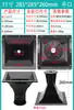 Altavoz de Trompeta para Tweeter de 3~18 Pulgadas Unidad de Driver Boca Plana Montaje con Tornillo Carcasa de Plástico Accesorios de Audio