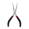 Alicates de punta fina rojos y negros de 4.5 pulgadas mini alicates de punta fina herramientas de ferretería mini alicates herramientas manuales para bricolaje juego de 8 piezas
