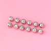Cuentas de 5 mm de industria pesada doce Zodiaco s925 plata tailandesa envejecida zodiaco Conejo cuentas de plata cuerda trenzada hecha a mano accesorios de cuentas sueltas
