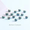 Pulsera de cuentas de estilo retro, accesorios de cerámica sueltos, material hecho a mano, accesorios de cuentas de cerámica, joyería DIY
