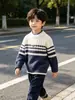 Comércio Exterior Roupas Infantis Atacado Suéteres para Meninos 2026 Novo Estilo Suéteres Infantis Veludo Coreano Suéter para Meninos