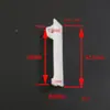 Placa Atuadora C45 Caixa de Distribuição PZ30 Defletor de Plástico Peça de Preenchimento de Disjuntor Slot Vazio Placa Atuadora Integrada Peça de Reposição 1P Meio P