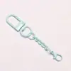 Llavero Tie-Dye Cadena Colgante Anilla Abierta Anillo de Clip para Llaves Colgante Tablero Tie-Dye DIY Materiales Accesorios