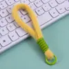 Lanyard de Felpa Colorido para Teléfono Colgante de Muñeca con Cuerda Tejida a Mano en Forma de Estrella Llavero Lanyard para Botella de Agua
