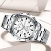 Reloj de Negocios Más Vendido Chenxi Luminoso Impermeable Reloj de Cuarzo 027B Venta al Por Mayor Reloj Deportivo Decorativo de Tres Ojos para Hombre