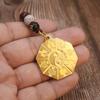 Directamente del fabricante: Colgante Octogonal Bagua de Tai Chi, Placa de Cobre con Símbolos de Adivinación, Llavero Tejido para Coche, Colgante Estilo Chino, Venta al por Mayor y Dropshipping