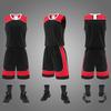 Traje de basquete masculino, camisas de basquete estampadas para adultos e crianças, roupas esportivas para treino e competição, camisas de basquete de secagem rápida, atacado