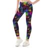 Comercio exterior transfronterizo impresión 3D color graffiti leggings fitness yoga europeo y americano ajustados leggings para mujer