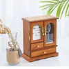 Caja de Joyería Casa Mágica, Caja de Almacenamiento Estilo Chino Retro, Multicapa Gran Capacidad para Collares, Anillos, Pulseras, Cadenas, Joyero