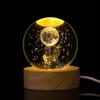Bolas de Cristal Talladas Internamente con Varios Patrones, Luces Nocturnas de Carga Directa, Adornos Luminosos, Regalos Que A los Jóvenes Les Encantan