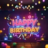 Amazon Transfronterizo Tela de Fondo de Cumpleaños Pareja Decoración de Fiesta Bandera de Dibujos Animados Arreglo de Celebración de Cumpleaños para Niños Tela Colgante de Pancarta
