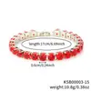 Pulsera Redonda Transfronteriza 6.0 con Cierre de Extensión Multicolor, Pulsera Colorida de Circonita de Alta Calidad para Mujer, Mayoreo