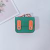 Temu Transfronterizo Adecuado para Bolsa de Auriculares Bluetooth Apple Combinación de Colores Mochila Pequeña Billetera Mini Llavero Colgante para Coche