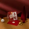 Tarjetas de Felicitación de Año Nuevo, Tarjetas Creativas de Bendición China Estilo Ins, Día del Maestro, Día de Año Nuevo, Exquisitas Invitaciones de Cumpleaños de Gratitud