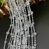 Cortina de cuentas acrílicas guía de camino de boda cadena de cristal decoración de techo de escenario escena de boda cortina de puerta partition diy