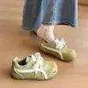 Estilo Coreano 2026 Nuevo Verano Otoño Casual Versátil Cómodo Suela Suave Zapatillas de Lona Mujer Super Bonitas Kiwi Zapatillas de Entrenamiento Alemán