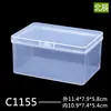 Venta al por mayor directa de fábrica caja pequeña de PP caja de almacenamiento caja de plástico transparente caja de embalaje para productos pequeños una variedad de especificaciones