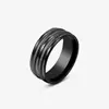 Suprimento transfronteiriço 8mm anel masculino de aço inoxidável com cruz de areia moda Anel masculino de aço titânio fábrica joias atacado