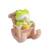 Nueva Mecedora Rana Lindo Animal Soporte para Teléfono Móvil Escritorio Oficina Regalo Creativo Decoración del Hogar Pequeños Adornos