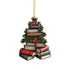 Adorno Colgante de Árbol de Navidad para Libro Nuevo Transfronterizo Colgante Decorativo Acrílico Creativo