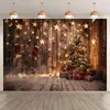 Tecido de Fundo de Natal Novo Transfronteiriço, Tecido Pendurado para Decoração de Feriado, Aniversário e Inverno, Tecido de Fundo para Fotografia de Festa ao Ar Livre