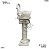 Maceta de Columna Romana Estilo Europeo, Decoración Exterior Romana Retro Europea, Exhibición de Balcón, Sala de Estar Patio Recto Metabo