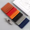 Portatarjetas pequeño multicolor de 4 ranuras transfronterizo multi-ranura almacenamiento de tarjetas portátil funda pequeña de tarjeta pu en stock venta al por mayor de fábrica