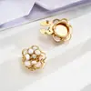 Camelia acrílica colorida de verano, gemelos y botones de cuello para camisa DIY, accesorios decorativos unisex frescos y simples