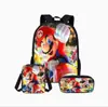 Nueva Mochila Escolar de Dibujos Animados de Mario de Amazon Mochila para Estudiantes de Primaria y Secundaria Mochila Super Mario Juego de Tres Piezas en Stock